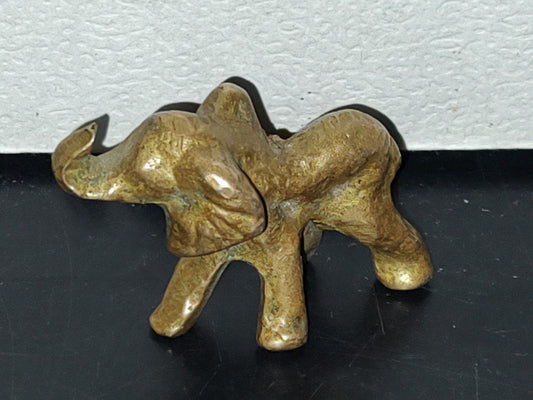 A5- Elefante Miniatura De Bronce - 70'S