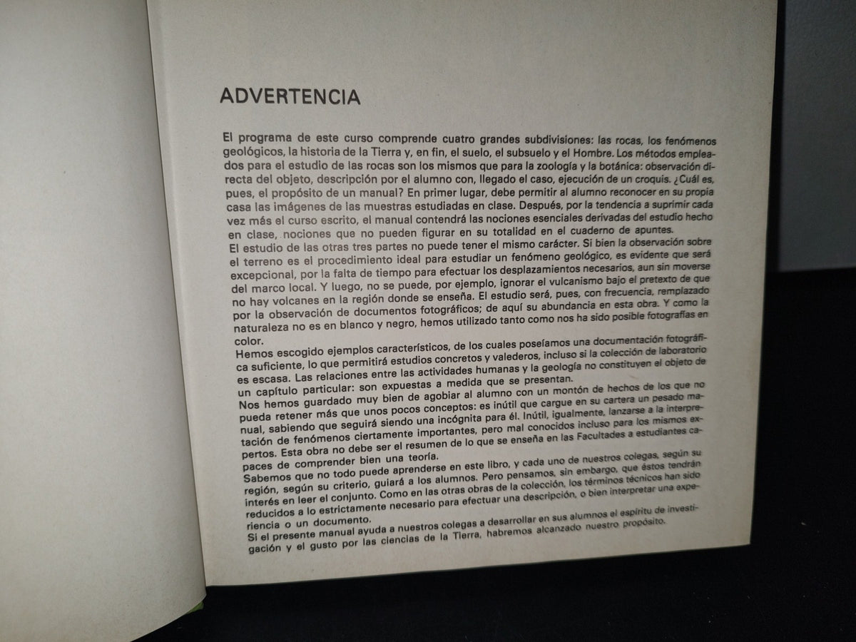 188- Geología. Las Ciencias Naturales. Montaner Y Simon S. A. - 1965