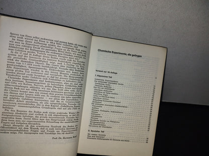 128- Alemán. Chemische Experimente Die Gelingen - Prof. Dr. Hermann Raaf - 1976