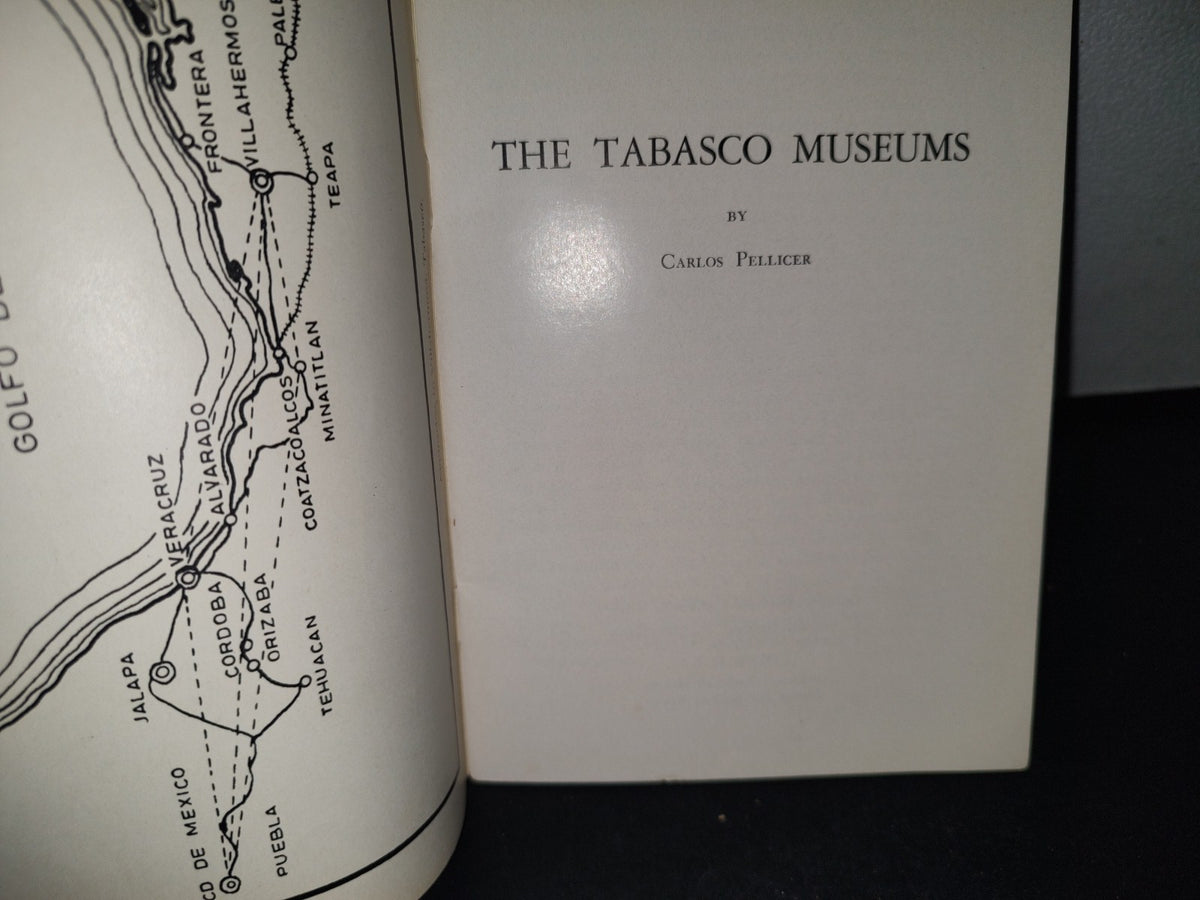 172- Guía Oficial. The Tabasco Museums. I.N.A.H - Carlos Pellicer - 1961