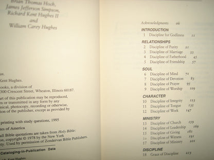 167- Disciplinas De Un Hombre Piadoso / Disciplines Of A Godly Man - R. Kent Hughes - 1995