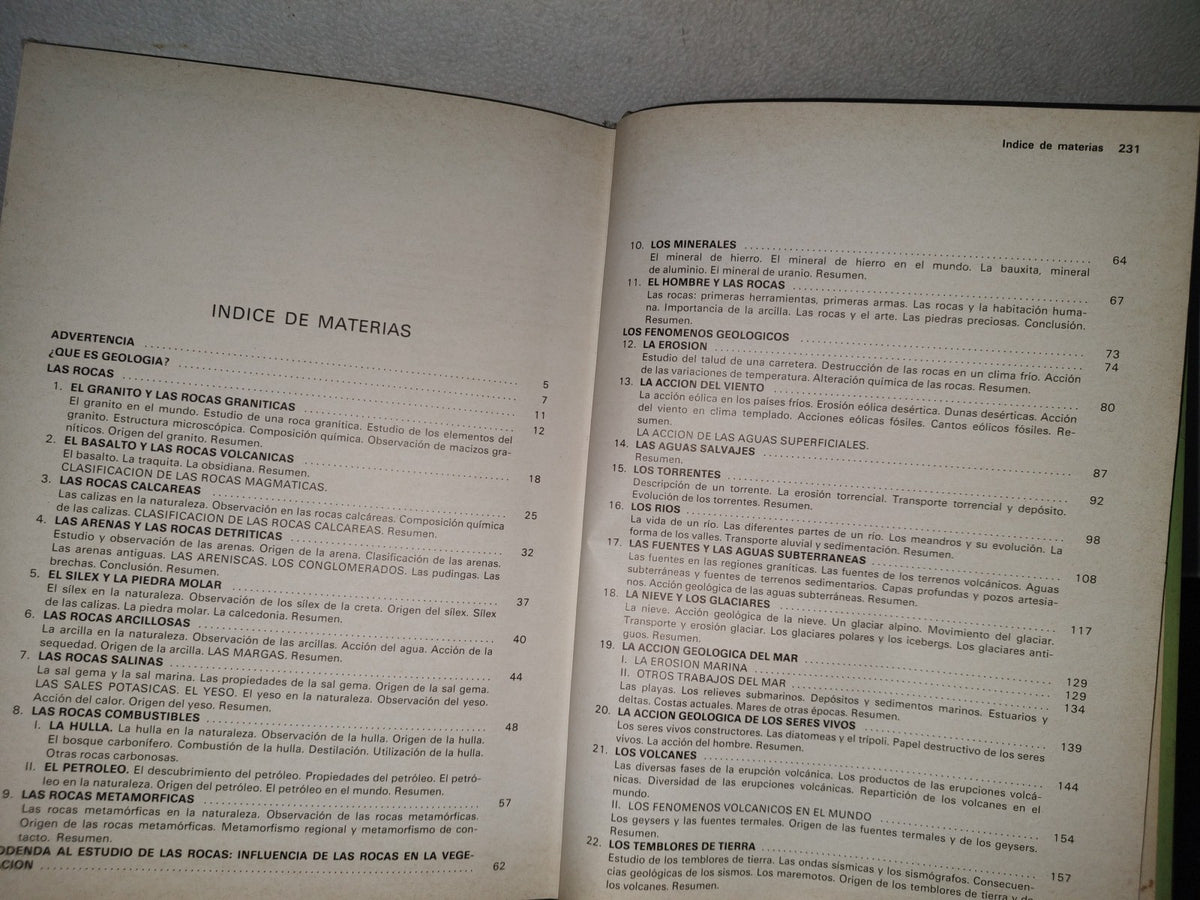 188- Geología. Las Ciencias Naturales. Montaner Y Simon S. A. - 1965