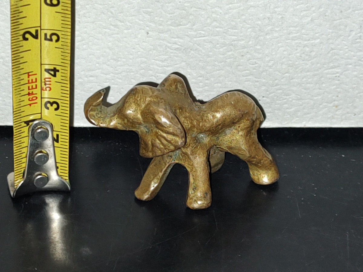 A5- Elefante Miniatura De Bronce - 70'S