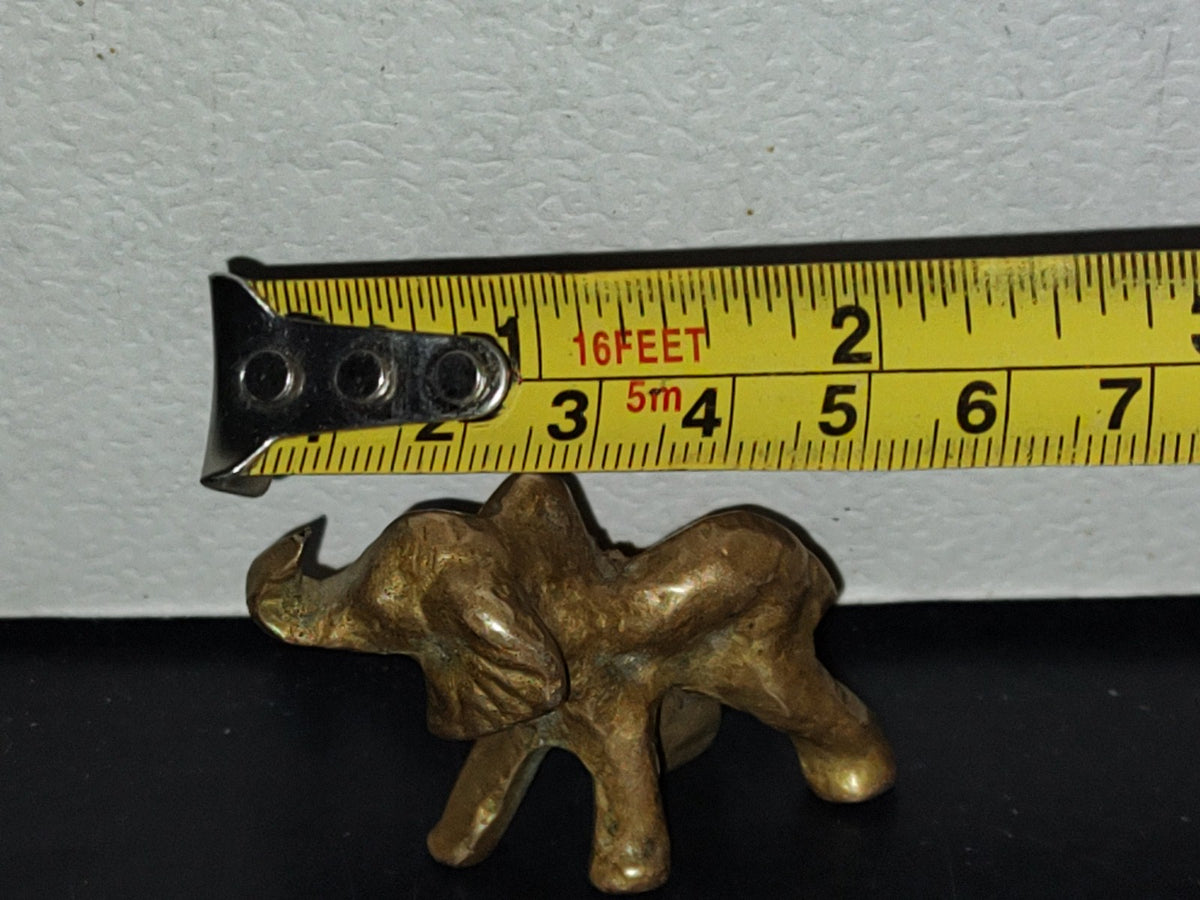 A5- Elefante Miniatura De Bronce - 70'S
