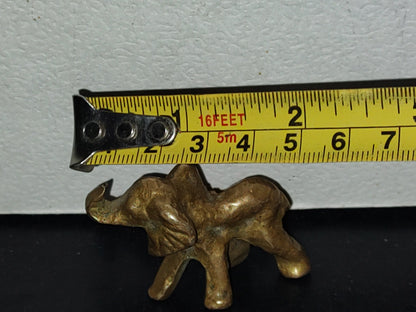 A5- Elefante Miniatura De Bronce - 70'S