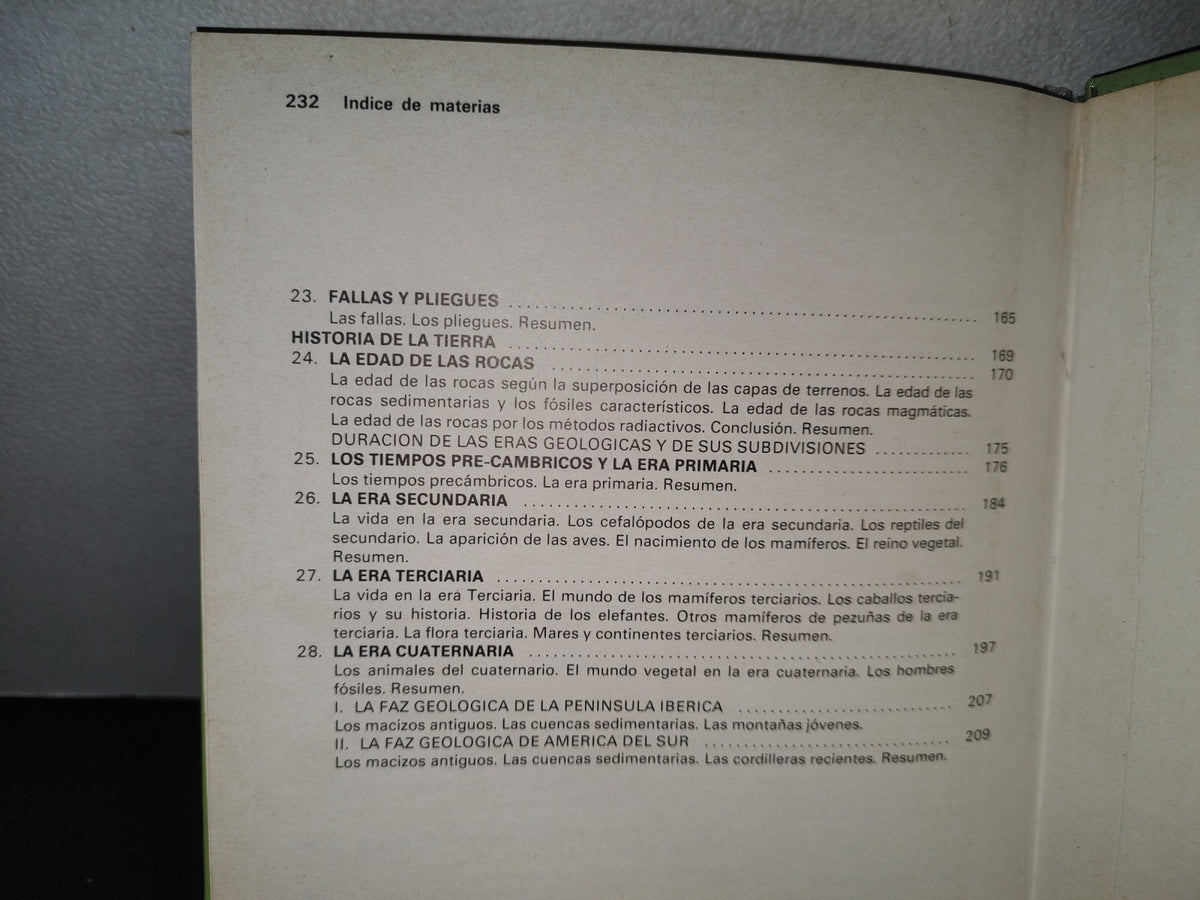 188- Geología. Las Ciencias Naturales. Montaner Y Simon S. A. - 1965