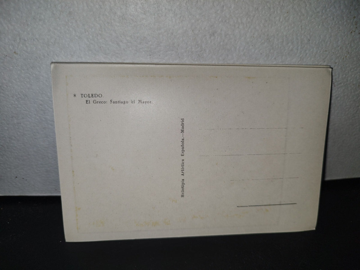 85- Sobre Antiguo De Tarjetas Postales De Toledo. Pinturas Del Greco. Toledo. 15 Postales. 50'S, 60'