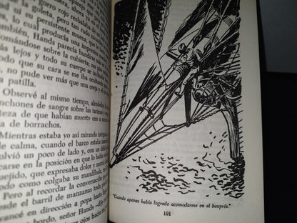 87-2- Biblioteca Juvenil Tomo 5. La Isla Del Tesoro - Robert Louis Stevenson - Grolier - 1986