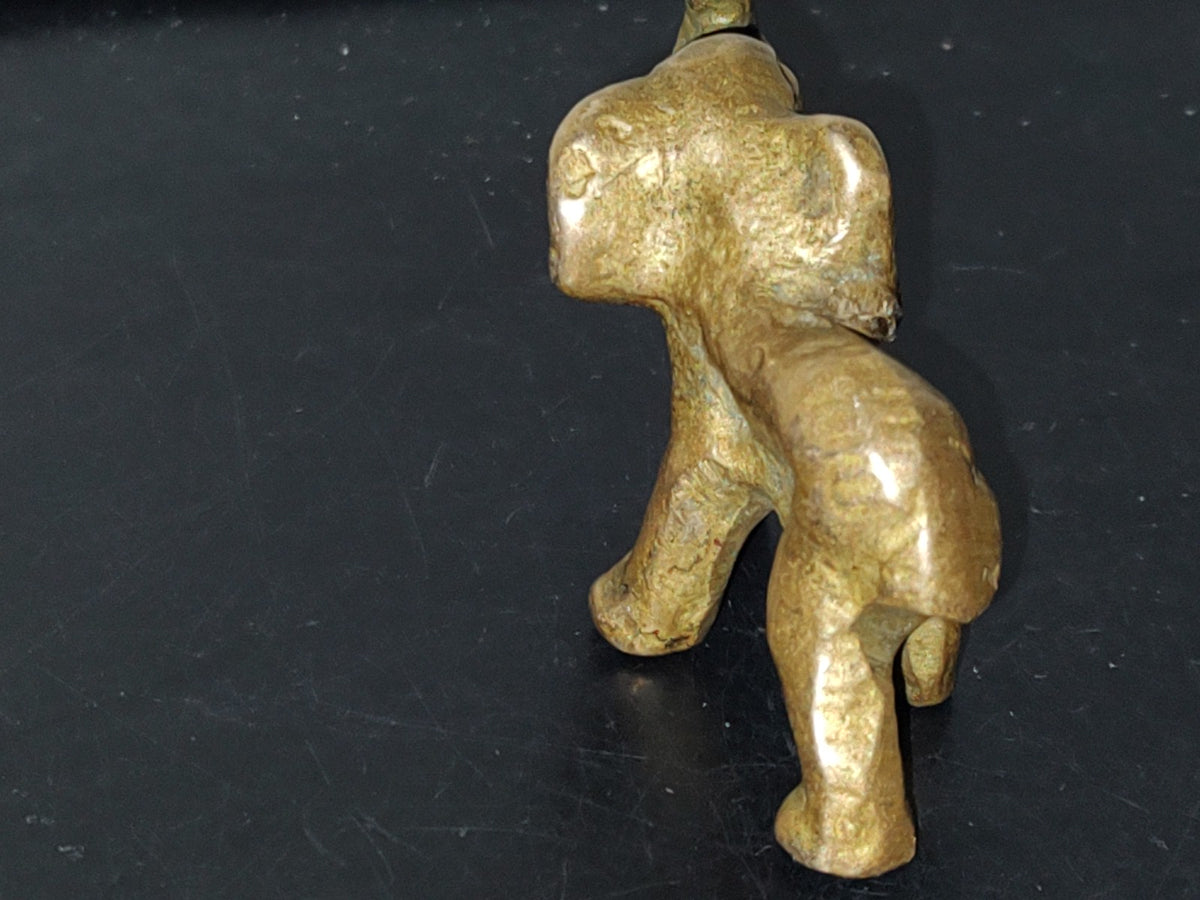 A5- Elefante Miniatura De Bronce - 70'S