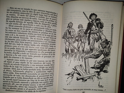 87-2- Biblioteca Juvenil Tomo 5. La Isla Del Tesoro - Robert Louis Stevenson - Grolier - 1986