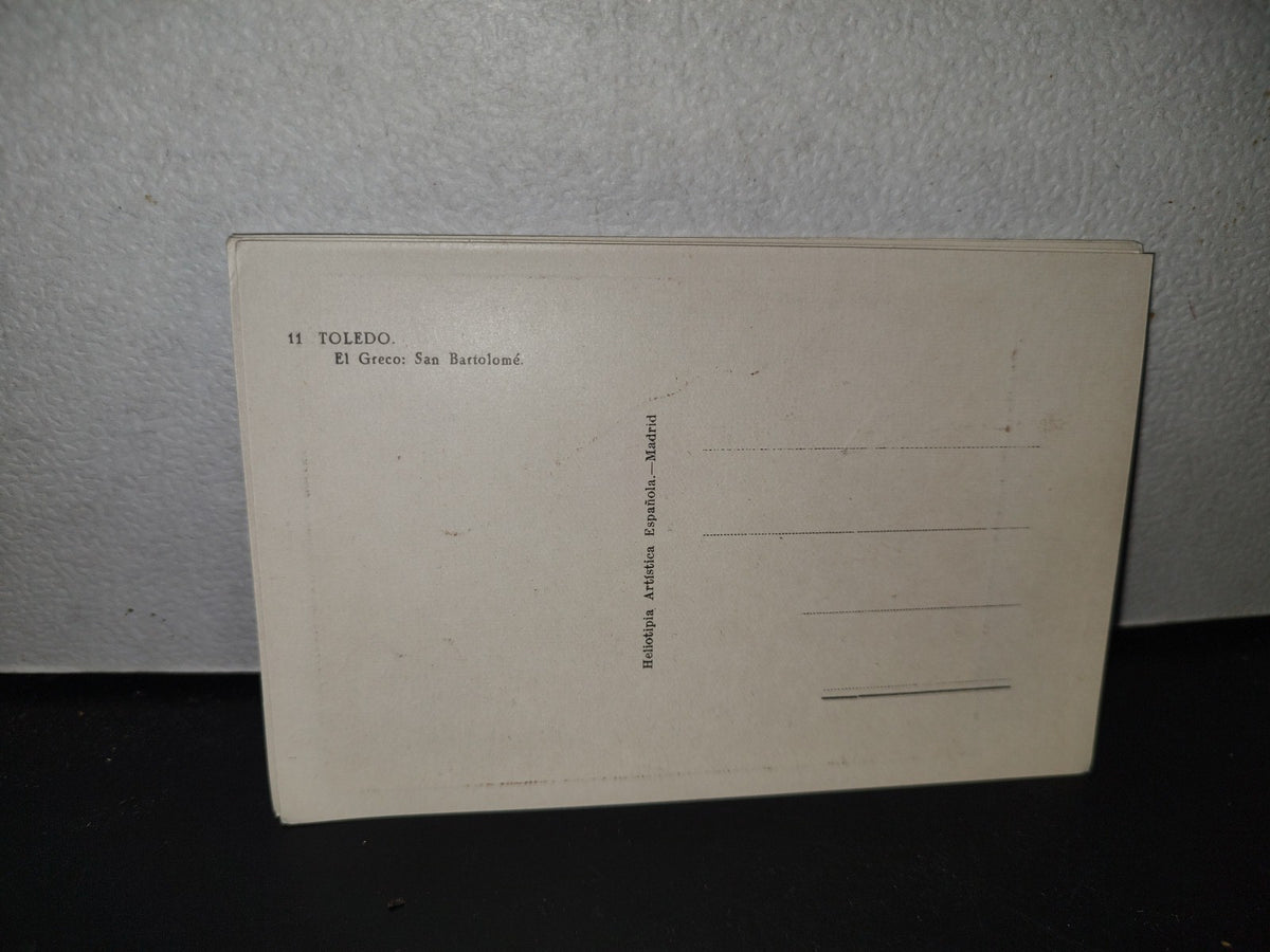 85- Sobre Antiguo De Tarjetas Postales De Toledo. Pinturas Del Greco. Toledo. 15 Postales. 50'S, 60'
