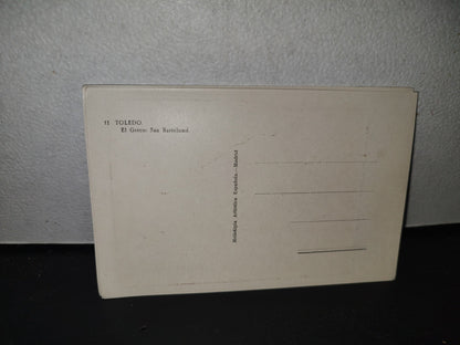 85- Sobre Antiguo De Tarjetas Postales De Toledo. Pinturas Del Greco. Toledo. 15 Postales. 50'S, 60'
