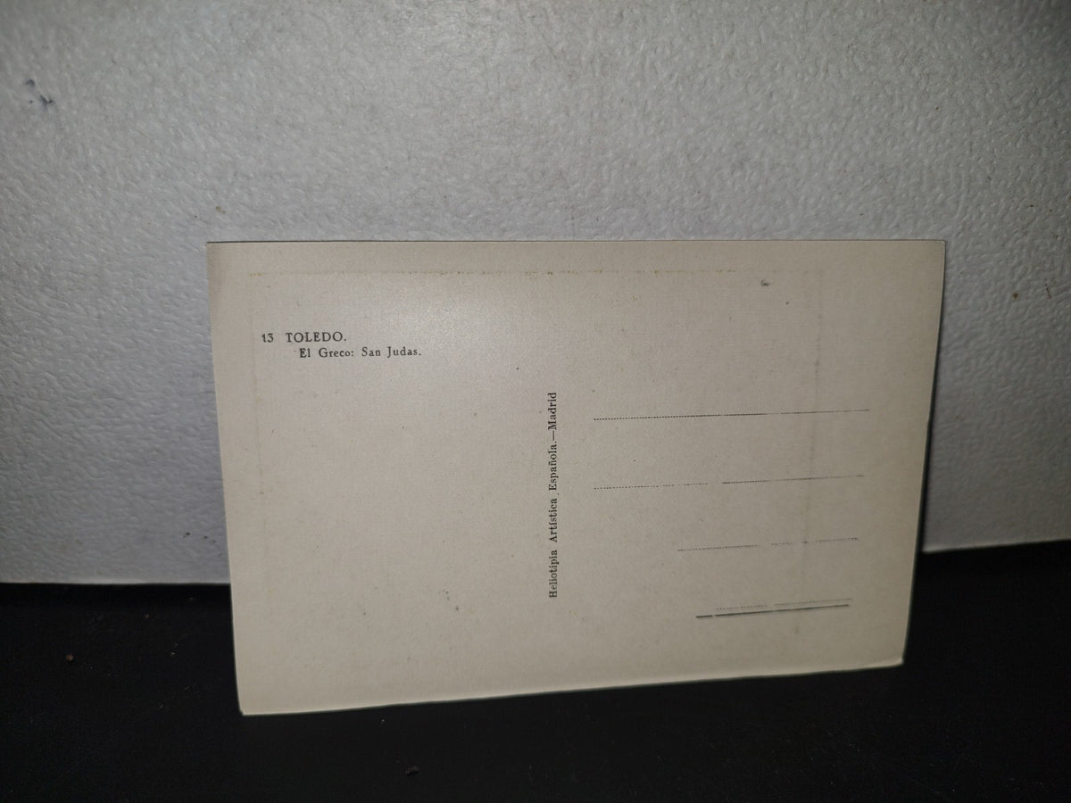 85- Sobre Antiguo De Tarjetas Postales De Toledo. Pinturas Del Greco. Toledo. 15 Postales. 50'S, 60'