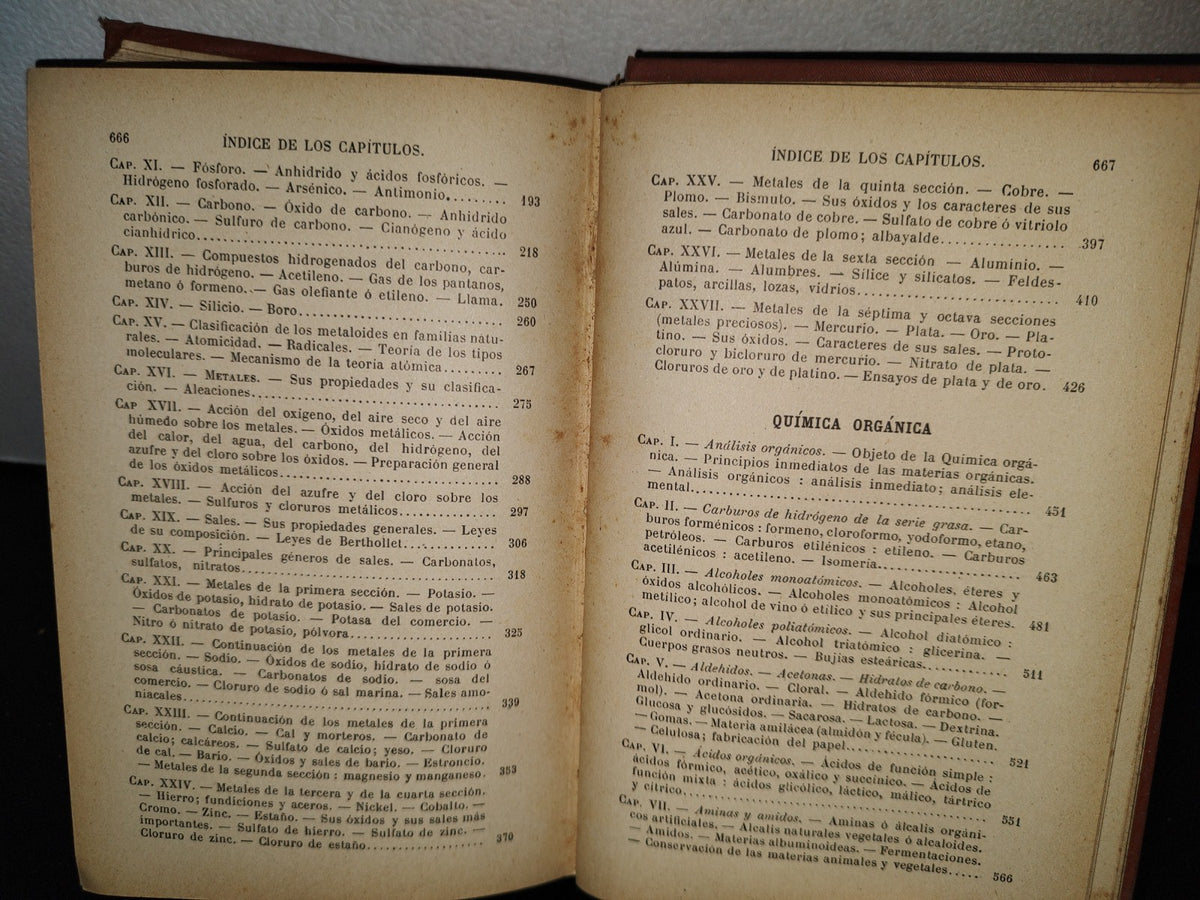 60- Química. Generalidades, Metaloides, Metales, Química Orgánica - J. Langlebert - 1908