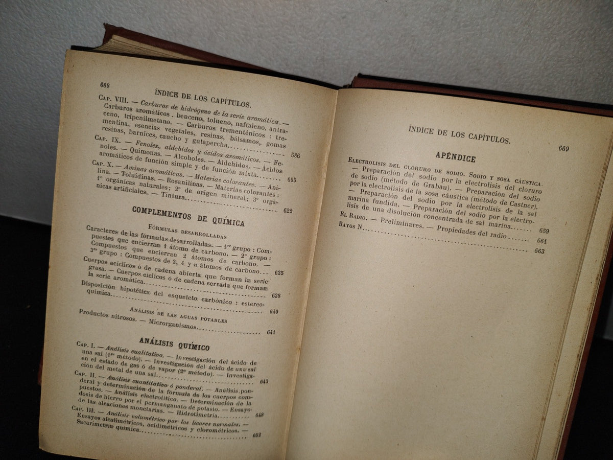 60- Química. Generalidades, Metaloides, Metales, Química Orgánica - J. Langlebert - 1908