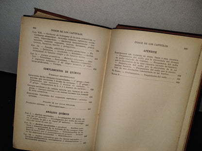 60- Química. Generalidades, Metaloides, Metales, Química Orgánica - J. Langlebert - 1908