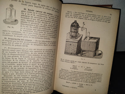 60- Química. Generalidades, Metaloides, Metales, Química Orgánica - J. Langlebert - 1908