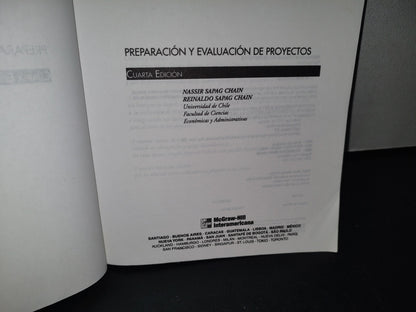 188- Preparación Y Evaluación De Proyectos. Cuarta Edición - Nassir Sapag Chain - 2003