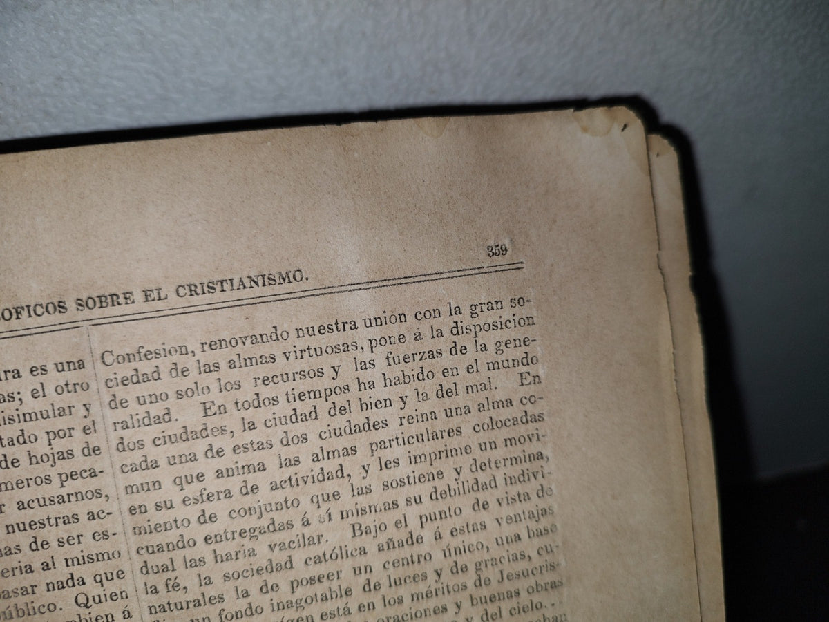 65- Del Catolicismo En Las Sociedades Modernas, Por El Señor Raymond - México 1851