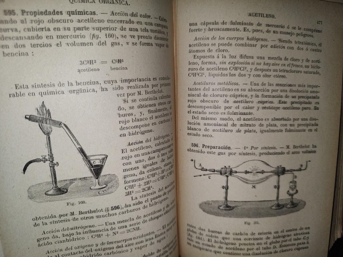 60- Química. Generalidades, Metaloides, Metales, Química Orgánica - J. Langlebert - 1908