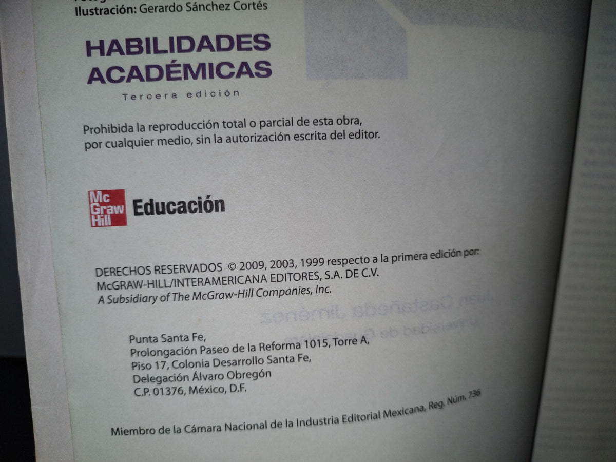 75- Habilidades Académicas. Tercera Edición. Bachillerato - Juan Castañeda - 2009