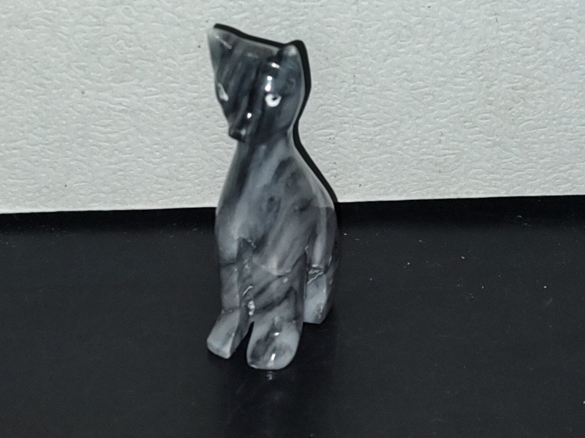 A5- Pieza De Mármol: Gato Sentado - 2000'S