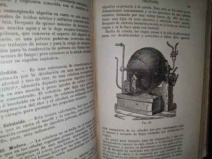 60- Química. Generalidades, Metaloides, Metales, Química Orgánica - J. Langlebert - 1908