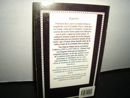 24- La Comedia De La Olla, O El Avaro / El Anfitrión - Plauto - Editores Mexicanos Unidos