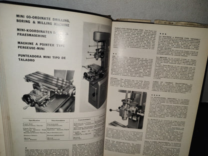 180- Máquinas Para Utillaje. En 4 Idiomas - H. E. Horten - Editorial Blume - Primera Edición 1966