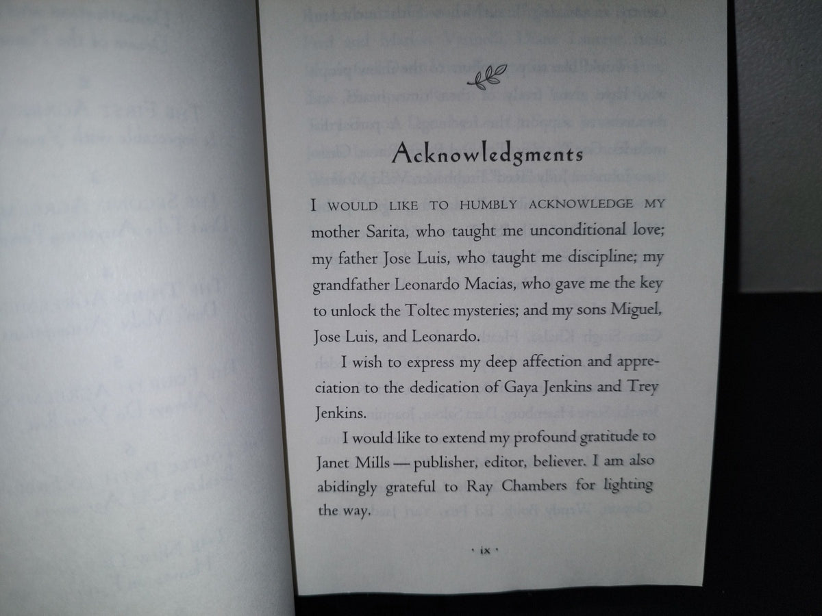 202- The Four Agreements. A Toltec Wisdom Book - Don Miguel Ruiz - 1997