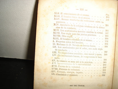 169- El Criterio - Don Jaime Balmes - París. Librería De A. Bouret Y Morel - 1849