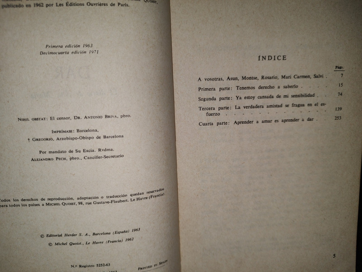 57- Dar. Diario De Ana María - Michel Quoist - 1971