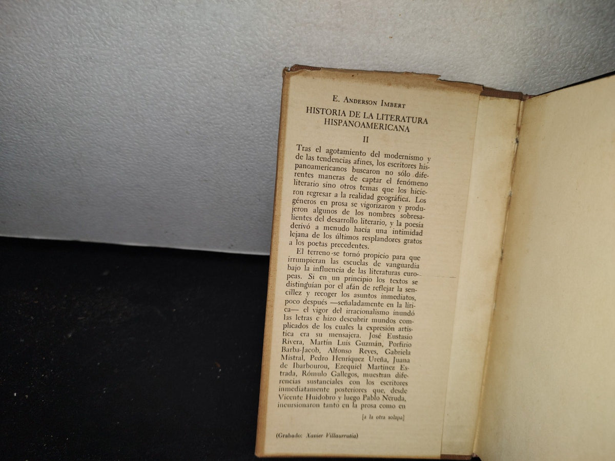 66- E. Anderson Imbert: Historia De La Literatura Hispanoamericana. Los 2 Tomos En Tapa Dura - Breviarios. Fondo De Cultura Económica - 1965