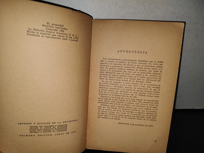 93- El Manuscrito De Mi Madre - Alfonso De Lamartine - Colección Universo - 1A. Ed. 1943