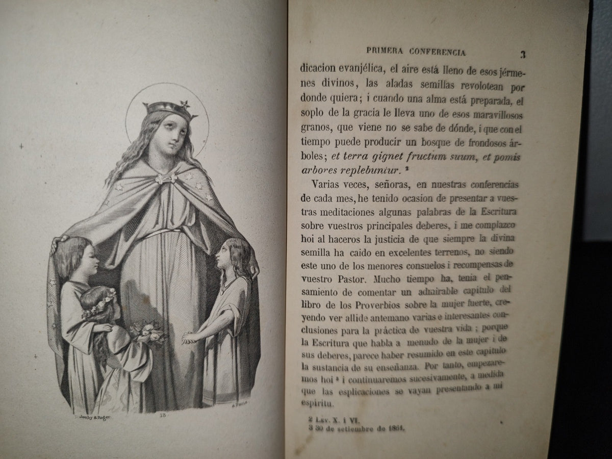 60- La Mujer Fuerte Según El Testo De La Sagrada Escritura - Landriot - 1889