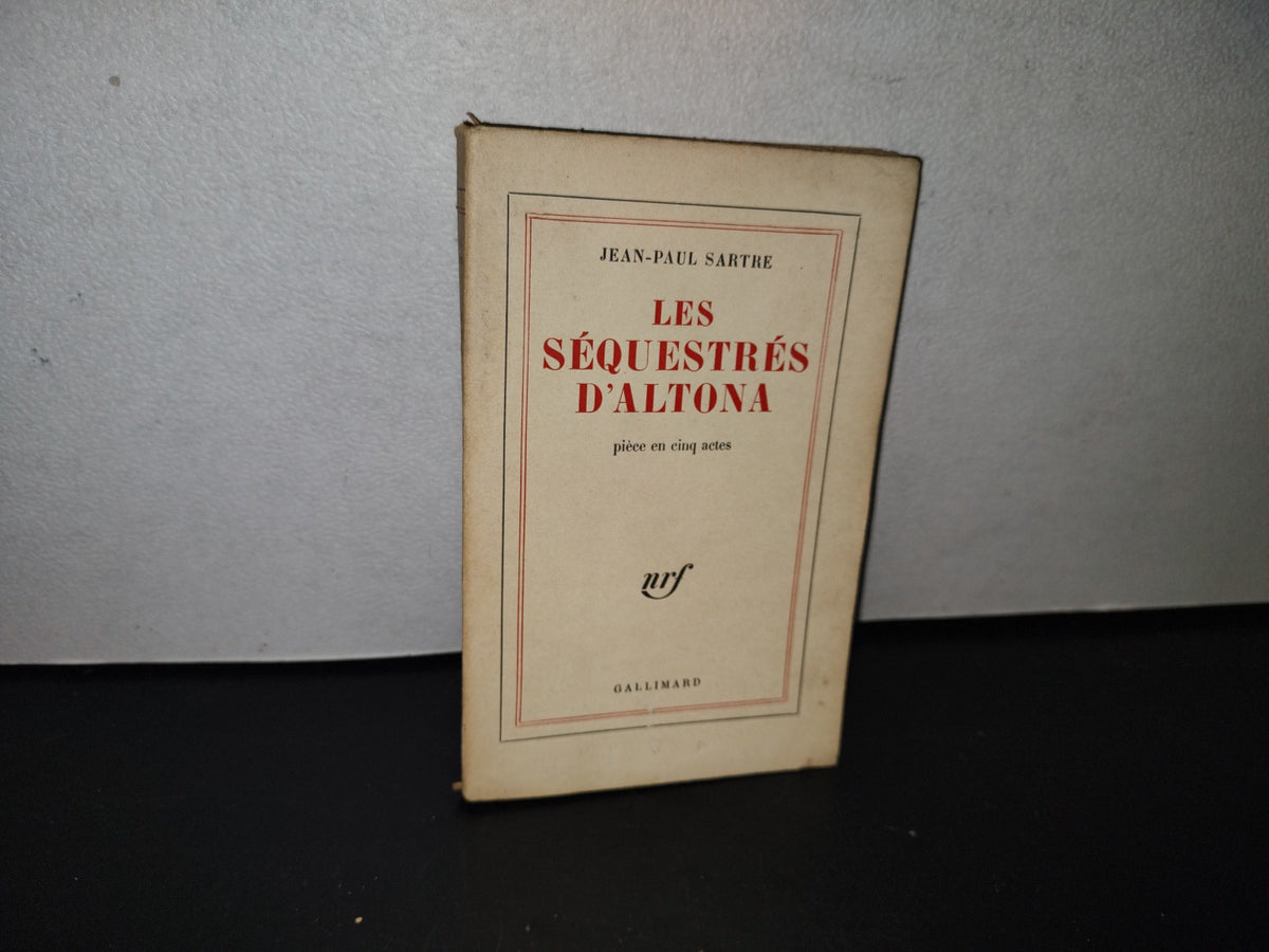 93- Les Séquestrés D'Altona - Jean-Paul Sartre. Pièce En Cinq Actes. Gallimard - 1960