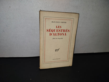 93- Les Séquestrés D'Altona - Jean-Paul Sartre. Pièce En Cinq Actes. Gallimard - 1960
