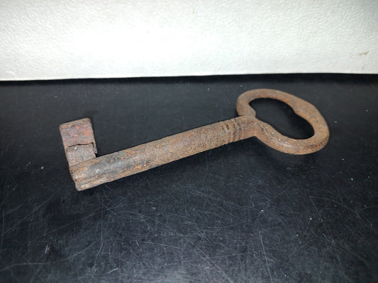 A5- Llave Antigua Grande De Acero - 1900'S - 20'S - 30'S
