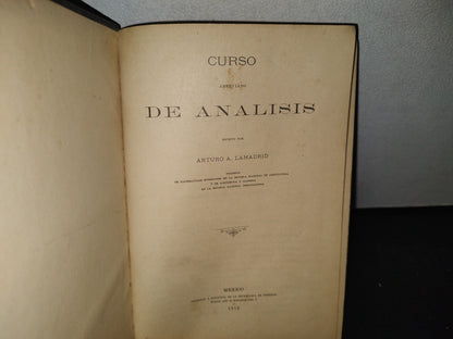 59- Curso Abreviado De Análisis - Arturo A. Lamadrid - 1912