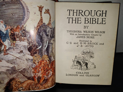 65- La Biblia Ilustrada. Through The Bible By Theodora Wilson Wilson - 1954