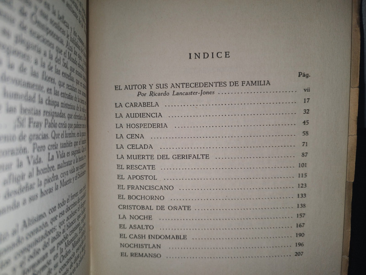 23- Cristobal De Oñate. Historia Novelada - José López Portillo Y Weber - Primera Edición 1955
