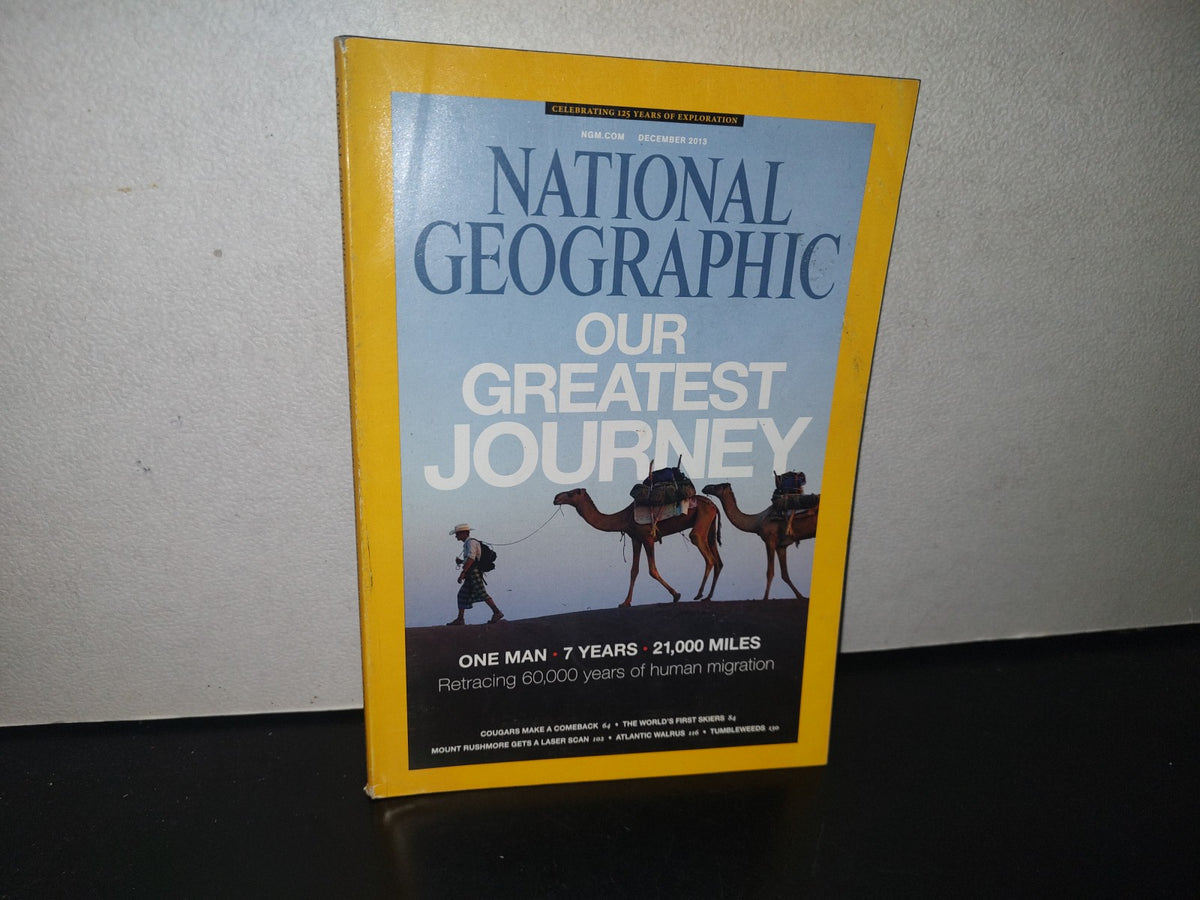 132- National Geographic Magazine. Retracting 60,000 Years Of Human Migration - December 2013
