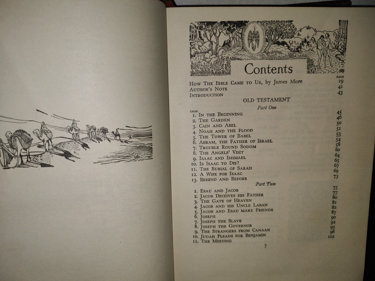 65- La Biblia Ilustrada. Through The Bible By Theodora Wilson Wilson - 1954