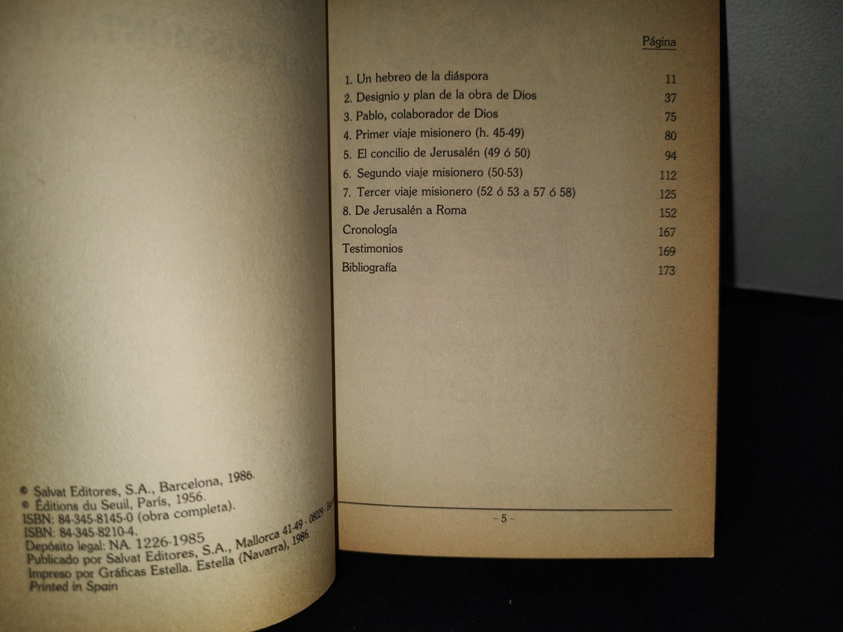 158- San Pablo - Claude Tresmontant. Biblioteca Salvat De Grandes Biografías - 1986