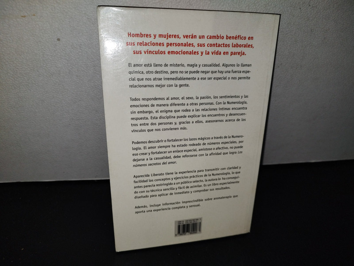 78- Los Números Secretos Del Amor - Aparecida Liberato - Primera Edición 2006