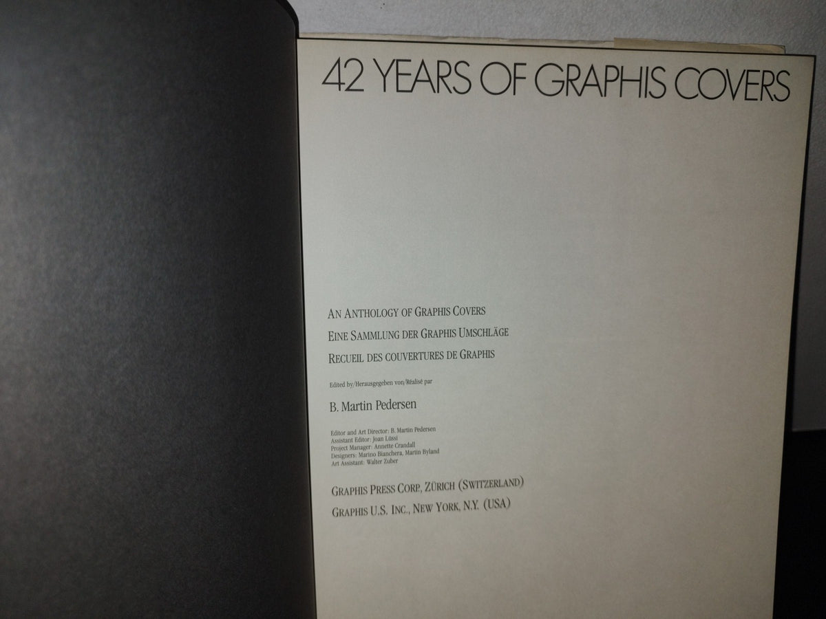 68- 42 Years Of Graphis Covers - B. Martin Pedersen - 1987