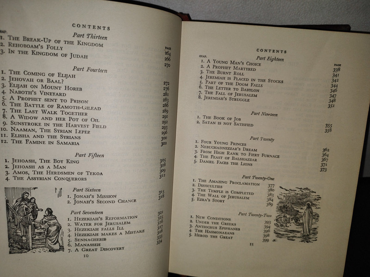 65- La Biblia Ilustrada. Through The Bible By Theodora Wilson Wilson - 1954