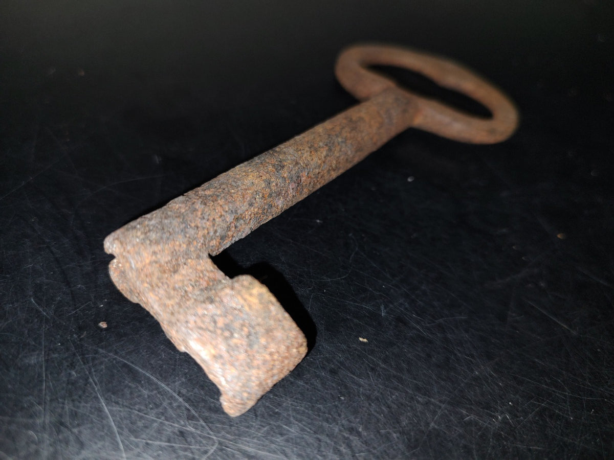 A5- Llave Antigua Grande De Acero - 1900'S - 20'S - 30'S