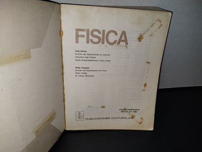 75- Física. Cuarta Reimpresión 1980 - Irwin Genzer, Philip Youngner