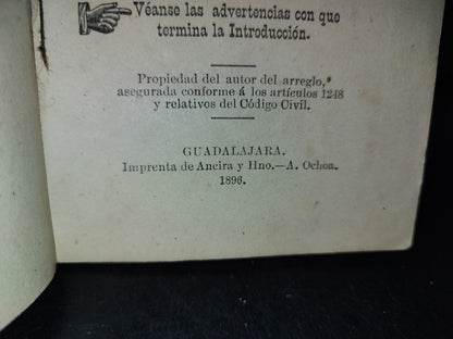 63- Pequeño Vocabulario De Palabras De Escritura Dudosa - 1896